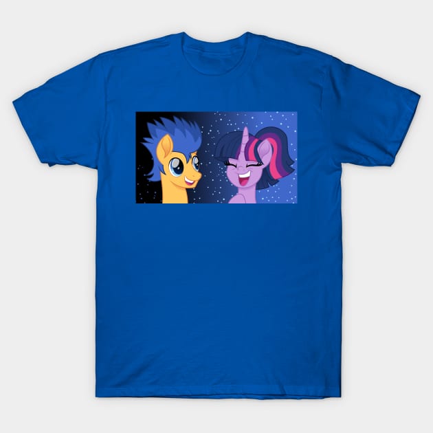 Laugh Flashlight T-Shirt by CloudyGlow